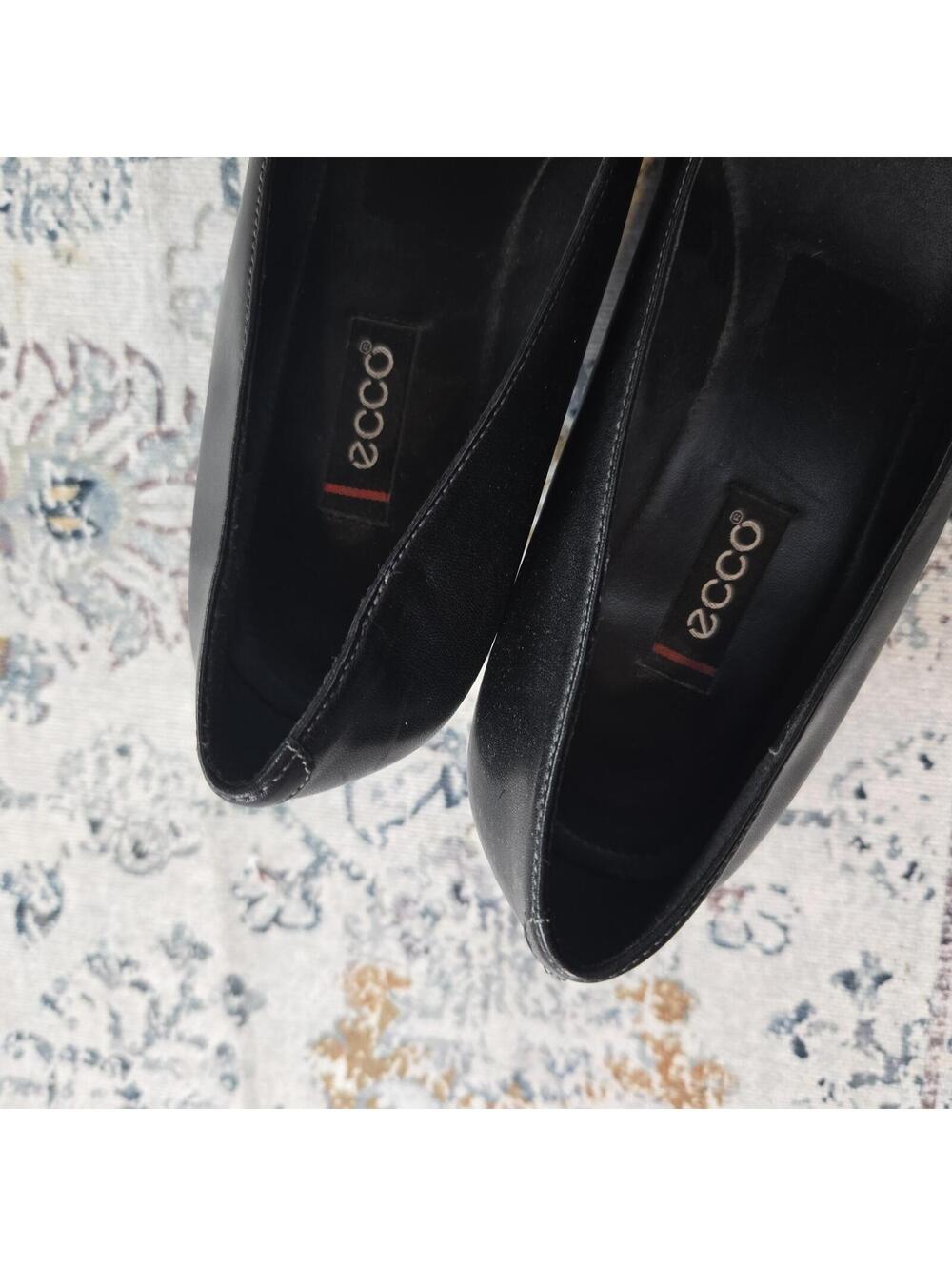 Ecco Black Heeled Shoe Women Casual Fancy Heel Women EU 40 - Picture 7 of 10